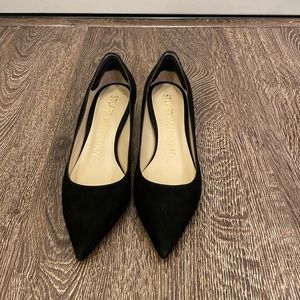 Stuart Weitzman Anny Kitten Pumps in Black Suede 37